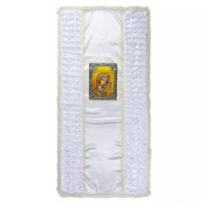 Покривало ритуальне з печаткою «Ікона Богородиці»