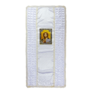 Покривало ритуальне з печаткою «Ікона Ісуса Христа»