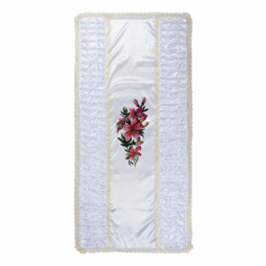 Покривало ритуальне з печаткою «Лілія»