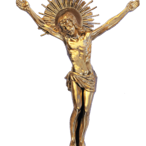 Розп'яття на хрест ритуальне, пластик 29х22 см «Сяйво»