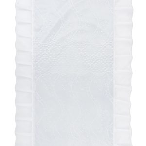 Покривало ритуальне "Тюльове" з шовковим валоном